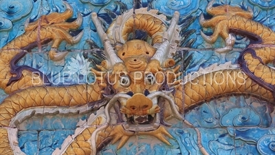 Nine Dragon Wall (Jiu Long Bi) in the Forbidden City in Beijing