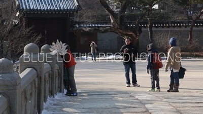 Geumcheon Bridge (Geumcheongyo) at Changdeok Palace (Changdeokgung) in Seoul