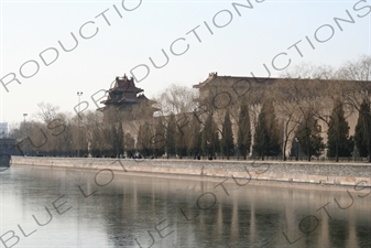 Outer Wall of the Forbidden City (Gugong) in Beijing