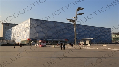 Beijing National Aquatics Centre/Water Cube (Guojia Youyong Zhongxin/Shuili Fang) in the Olympic Park in Beijing