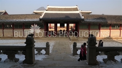 Sajeong Gate (Sajeongmun) at Gyeongbok Palace (Gyeongbokgung) in Seoul