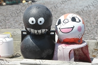 Decorated Floats/Buoys on Rebun