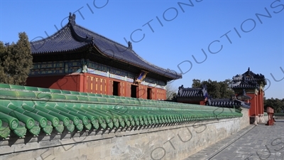 Imperial Hall of Heaven (Huang Qian Dian) in the Temple of Heaven (Tiantan) in Beijing