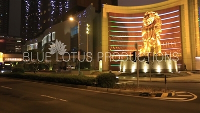 Lion Statue outside the MGM Grand in Macau