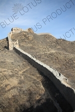 Shazi Building/Tower (Shazi Lou) and General Building/Tower (Jiangjun Lou) on the Jinshanling Section of the Great Wall of China