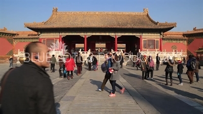 Gate of Heavenly Purity (Qianqing Men) in the Forbidden City in Beijing