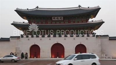 Gwanghwa Gate (Gwanghwamun) at Gyeongbok Palace (Gyeongbokgung) in Seoul