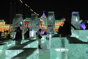 Ice Sculpture at the Harbin Ice and Snow Festival in Harbin