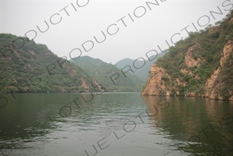 Reservoir at the Huanghua Cheng Section of the Great Wall of China (Wanli Changcheng) near Beijing