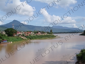 Buildings along a Bank of the Mekong River