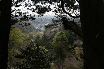 Temple Buildings in Kencho-ji in Kamakura