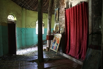 Church next to Lake Tana