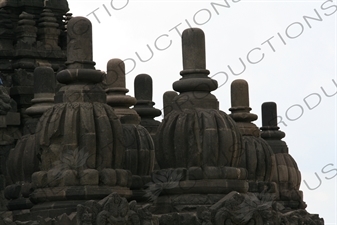 Buildings at Prambanan Temple Compound near Yogyakarta