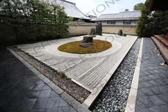 Ryogen-in Rock Garden in the Daitoku-ji Complex in Kyoto