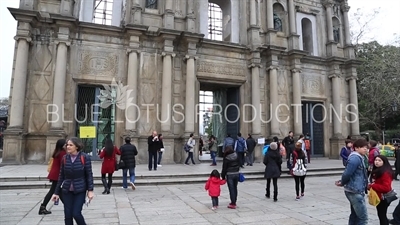 Base of the Ruins of St. Paul's in Macau