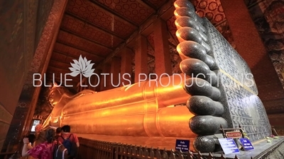 Reclining Buddha at Wat Pho (Wat Phra Chetuphon Vimolmangklararm Rajwaramahaviharn) in Bangkok