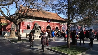 Gate of Peace and Harmony (Yonghe Men) in the Lama Temple in Beijing