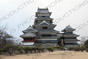 Keep (Tenshu/Tenshukaku) of Matsumoto Castle in Matsumoto