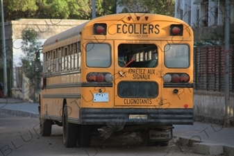 Old School Bus in Djibouti City