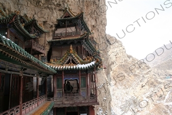 Xuankong Hanging Temple/Monastery (Xuankong Si) on Heng Mountain (Hengshan) in Shanxi Province