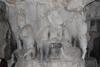 Buddhist Relief Carvings in Feilai Feng/Flying Peak Grottoes (Feilai Feng Shike) near West Lake (Xihu) in Hangzhou