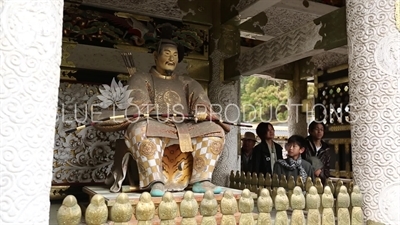 Minister of the Left Zuijin (Protector Deity) at Yomei Gate (Yomeimon) at Toshogu Shrine in Nikko