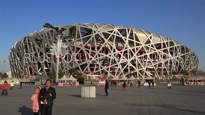 Bird's Nest/National Stadium (Niaochao/Guojia Tiyuchang) in the Olympic Park in Beijing