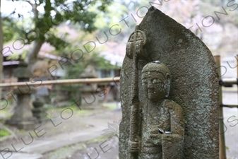 Stone Statue in Engaku-ji in Kamakura