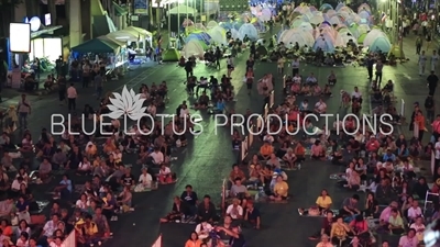 Ratchaprasong Protest Camp in Bangkok