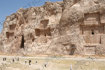 Tombs of Darius II, Artaxerxes I and Darius the Great at Naqsh-e Rustam