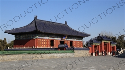 Imperial Hall of Heaven (Huang Qian Dian) in the Temple of Heaven (Tiantan) in Beijing