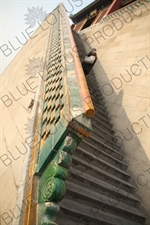 Stairway Leading to the Tower of Buddhist Incense (Fo Xiang Ge) in the Summer Palace in Beijing