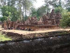 North Side of Banteay Srei in Angkor