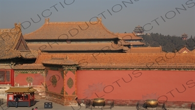 Imperial Roofs/Rooves in the Forbidden City in Beijing