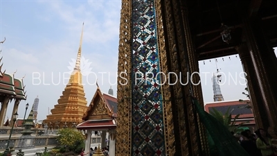 Emerald Temple/Chapel (Wat Phra Kaew) at the Grand Palace (Phra Borom Maha Ratcha Wang) in Bangkok