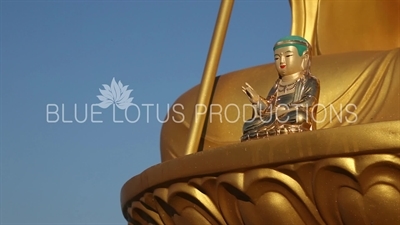 Gold Buddha Statue at Haedong Yonggung Temple (Haedong Yonggungsa) in Busan