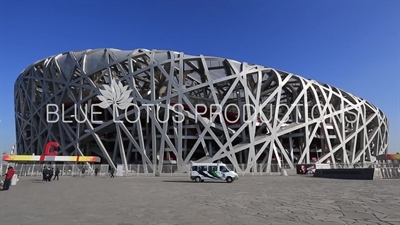 Bird's Nest/National Stadium (Niaochao/Guojia Tiyuchang) in the Olympic Park in Beijing