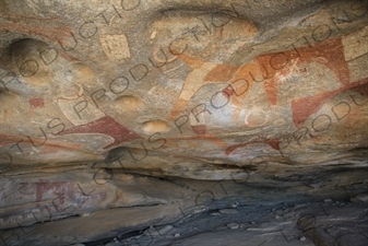 Prehistoric Cave Paintings in Laas Geel/Laas Gaal on the Outskirts of Hargeisa in Somaliland