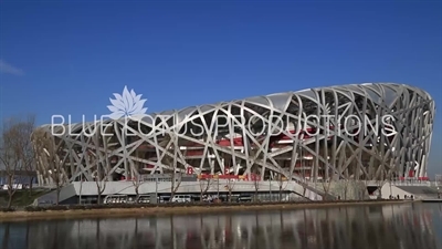 Bird's Nest/National Stadium (Niaochao/Guojia Tiyuchang) in the Olympic Park in Beijing