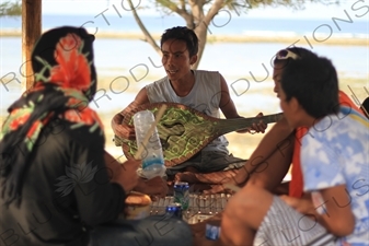 Musicians on Gili Meno