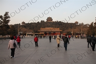 Guanmiao Pavilion, Wanchun Pavilion/Pavilion of Everlasting Spring/Pavilion of 10,000 Springs and Jifang Pavilion in Jingshan Park in Beijing