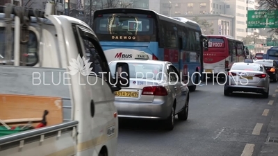 Traffic on a Seoul Street