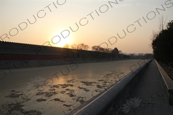 Moat Surrounding the Forbidden City in Beijing