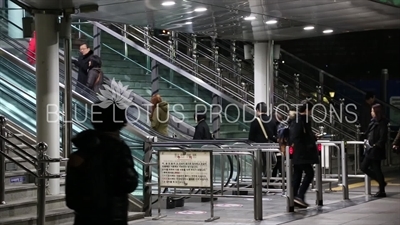 Busan Train Station Escalator
