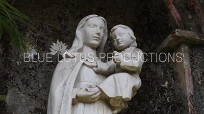 Madonna and Child/Virgin and Child Statue in Monte Fort (Fortaleza do Monte) in Macau
