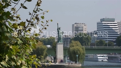 Isle of Swans (Île aux Cygnes) Replica of the Statue of Liberty in Paris