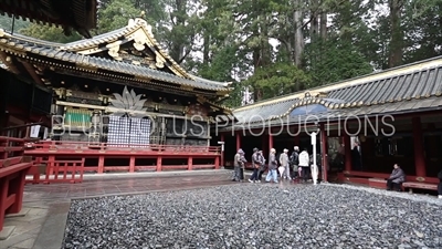 Kitoden Prayer Hall and East Corridor at Toshogu Shrine in Nikko