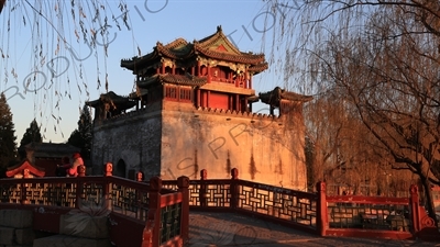 Tower of Literary Prosperity (Wenchang Ge) in the Summer Palace in Beijing