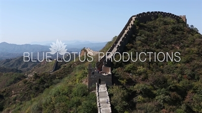 Unnamed Building/Tower (Wuming Lou) and the Corner Building/Tower (Guaijiao Lou) on the Jinshanling section of the Great Wall of China