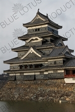 Keep (Tenshu/Tenshukaku) of Matsumoto Castle in Matsumoto